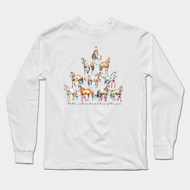 Equine Greetings Long Sleeve T-Shirt by The Farm.ily